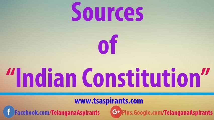 Indian Constitution Sources