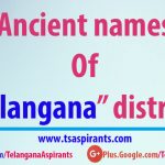 Telangana Old and New Districts Old names of Telangana districts