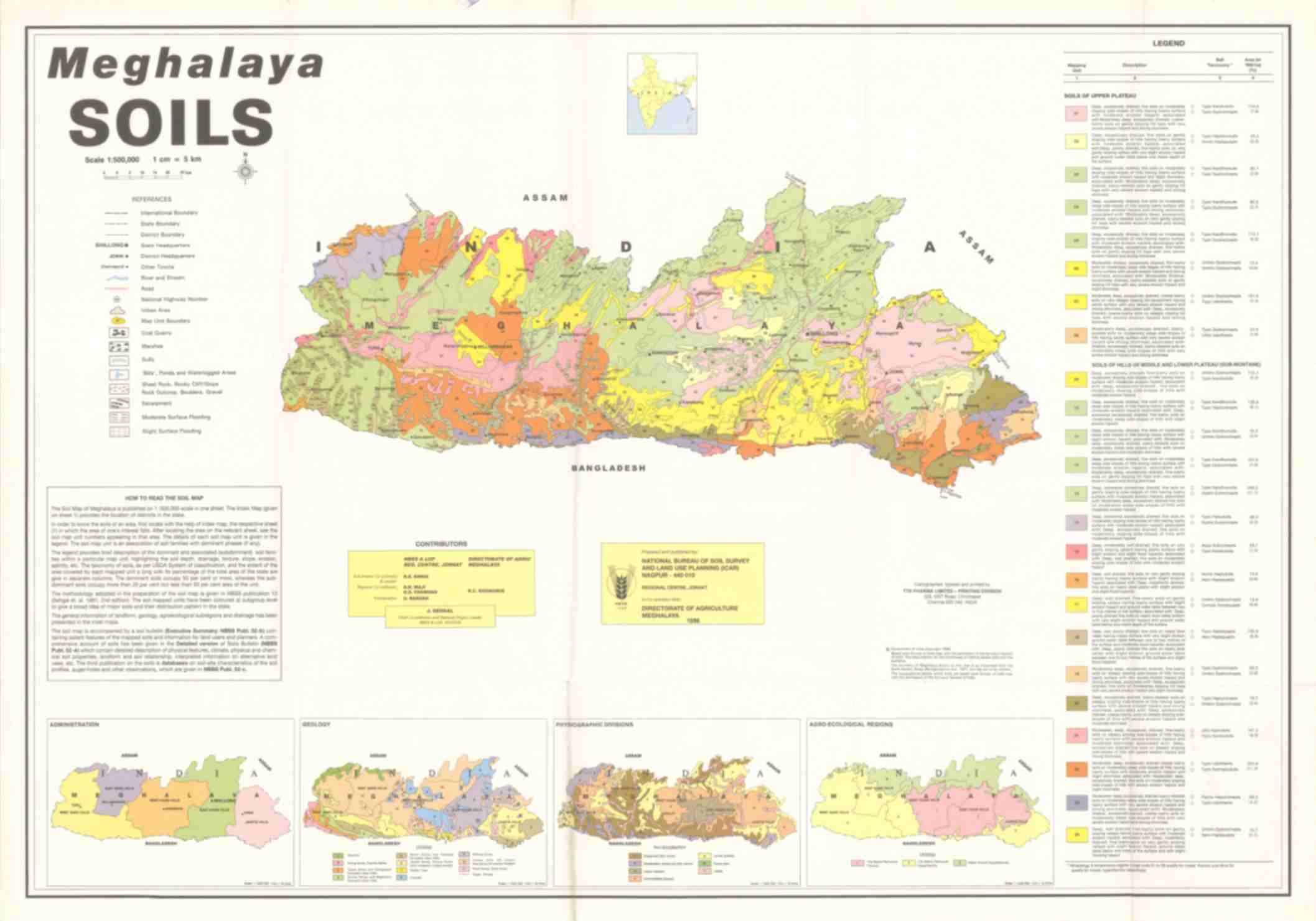 Types of Soils in Meghalaya