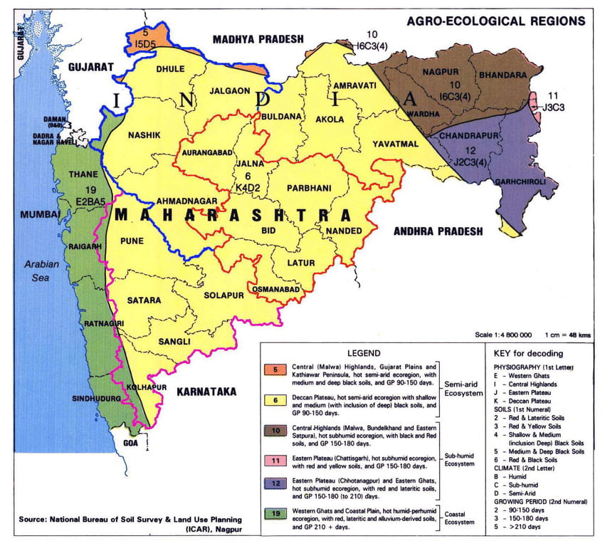 Types Of Soils in Maharashtra