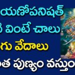 Narayana Upanishat in Telugu – నారాయణోపనిషత్ Narayana Upanishat in Telugu – నారాయణోపనిషత్