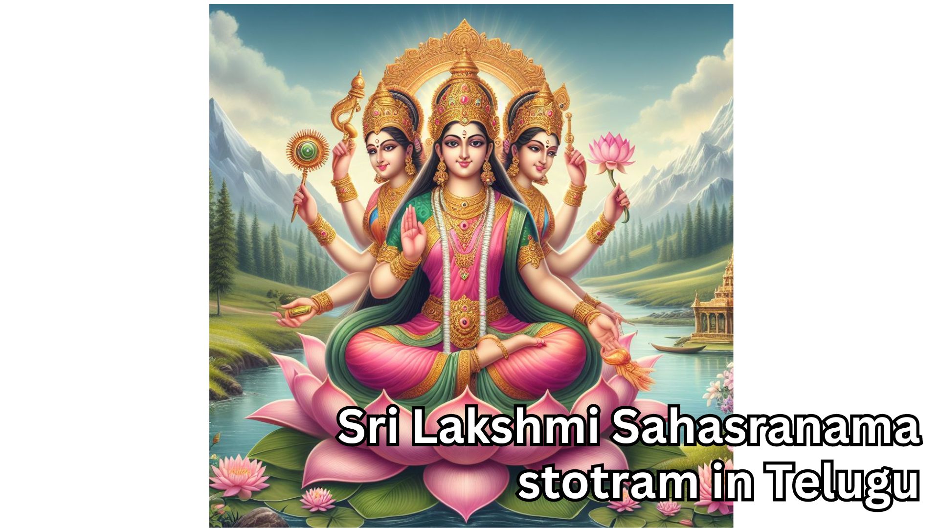 Sri Lakshmi Sahasranama stotram in Telugu – శ్రీ లక్ష్మీ సహస్రనామ స్తోత్రం Sri Lakshmi Sahasranama stotram in Telugu – శ్రీ లక్ష్మీ సహస్రనామ స్తోత్రం